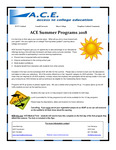 ACE Newsletter Summer 2018 by State University of New York at Cortland