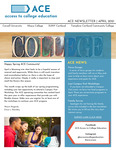 ACE Newsletter April 2021 by State University of New York at Cortland