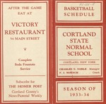1933-34 Winter Athletic Schedule