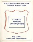 1985 Athletic Awards Banquet by State University of New York College at Cortland