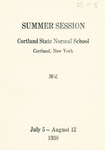 1938 Summer College Catalog