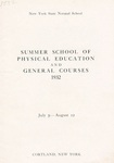 1932 Physical Education Catalog by State University of New York College at Cortland