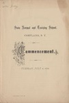1872 Commencement Program