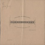1879 Commencement Program