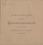 1880 Commencement Program by State University of New York College at Cortland