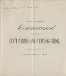 1882 Commencement Program by State University of New York College at Cortland