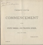 1882 Commencement Program