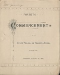 1890 Commencement Program by State University of New York College at Cortland
