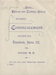 1896 Commencement Program