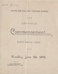 1898 Commencement Program by State University of New York College at Cortland