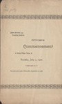 1900 Commencement Program by State University of New York College at Cortland