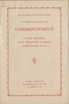 1929 Commencement Program by State University of New York College at Cortland