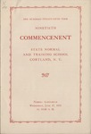 1931 Commencement Program by State University of New York College at Cortland