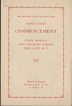 1932 Commencement Program by State University of New York College at Cortland