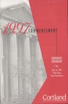 1997 Commencement Program by State University of New York College at Cortland