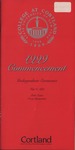 1999 Commencement Program by State University of New York College at Cortland