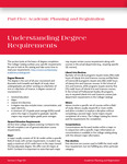 104 Understanding Degree Requirements by Advisement and Transition Office