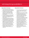 107 Advising Responsibilities by Advisement and Transition Office