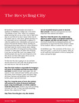 163 The Recycling City by Advisement and Transition Office