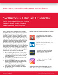 169 - 170 Wellness is Like an Umbrella by Advisement and Transition Office
