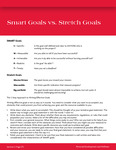 175 - 176 Smart Goals vs. Stretch Goals by Advisement and Transition Office