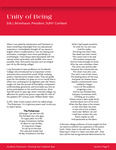 017 -018 Unity of Being