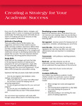 022 - 023 Creating a Strategy for Your Academic Success by Advisement and Transition Office