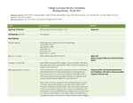 2023 October 4, College Curriculum Review Committee Meeting Minutes