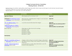 2023 October 18, College Curriculum Review Committee Meeting Minutes