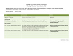 2022 November 2, College Curriculum Review Committee Meeting Minutes
