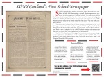 SUNY Cortland's First School Newspaper by Marc Marin