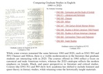 Comparing Graduate Studies in English: 1960 vs 2023 by Jordanne Greenidge