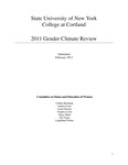 Gender Climate Review, 2011 by State University of New York College at Cortland
