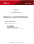 College Council Agenda, January 2024 by State University of New York College at Cortland