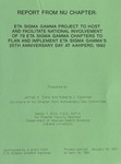 Report from NU Chapter, 1991 by Jeffrey K. Clark, Roberta J. Olgetree, Nancy T. Ellis, and NU Chapter 25th Anniversary Day Committee