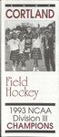 1993 NCAA Championship Pamphlet by State University of New York College at Cortland