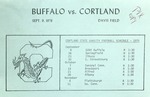 1978 Program, Football by State University of New York College at Cortland
