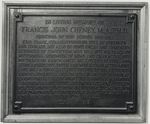 Francis Cheney Plaque by State University of New York at Cortland