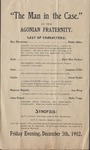 Agonian, Play Program, 1902 by State University of New York at Cortland