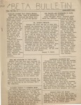 Beta Phi Epsilon, Beta Bulletin, 1948 by State University of New York at Cortland