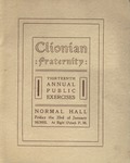 Clionian, 13th Annual Exercise, 1903 by State University of New York at Cortland