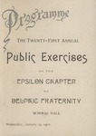 Delphic, 21st Annual Exercises