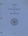 Phi Kappa Phi, Bylaws