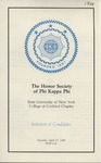 Phi Kappa Phi, Induction Program