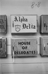 Alpha Delta Plaque by State University of New York at Cortland