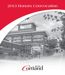 Honors Convocation, 2013 by State University of New York College at Cortland