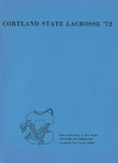 1972 Team Guide, Men's Lacrosse by State University of New York College at Cortland