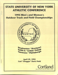 1995 Guide, SUNYAC Outdoor Track & Field Championships by State University of New York College at Cortland