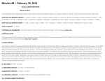2010 February 16 Faculty Senate Minutes