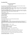 2010 November 30, Faculty Senate Minutes by State University of New York at Cortland
